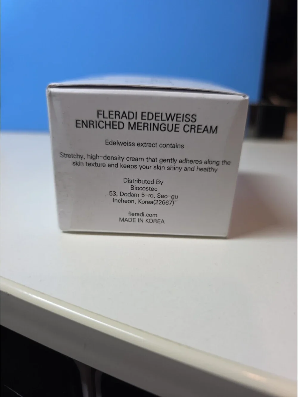 Edelweiss Face Cream– Korean Night Moisturizer with 30% Ed